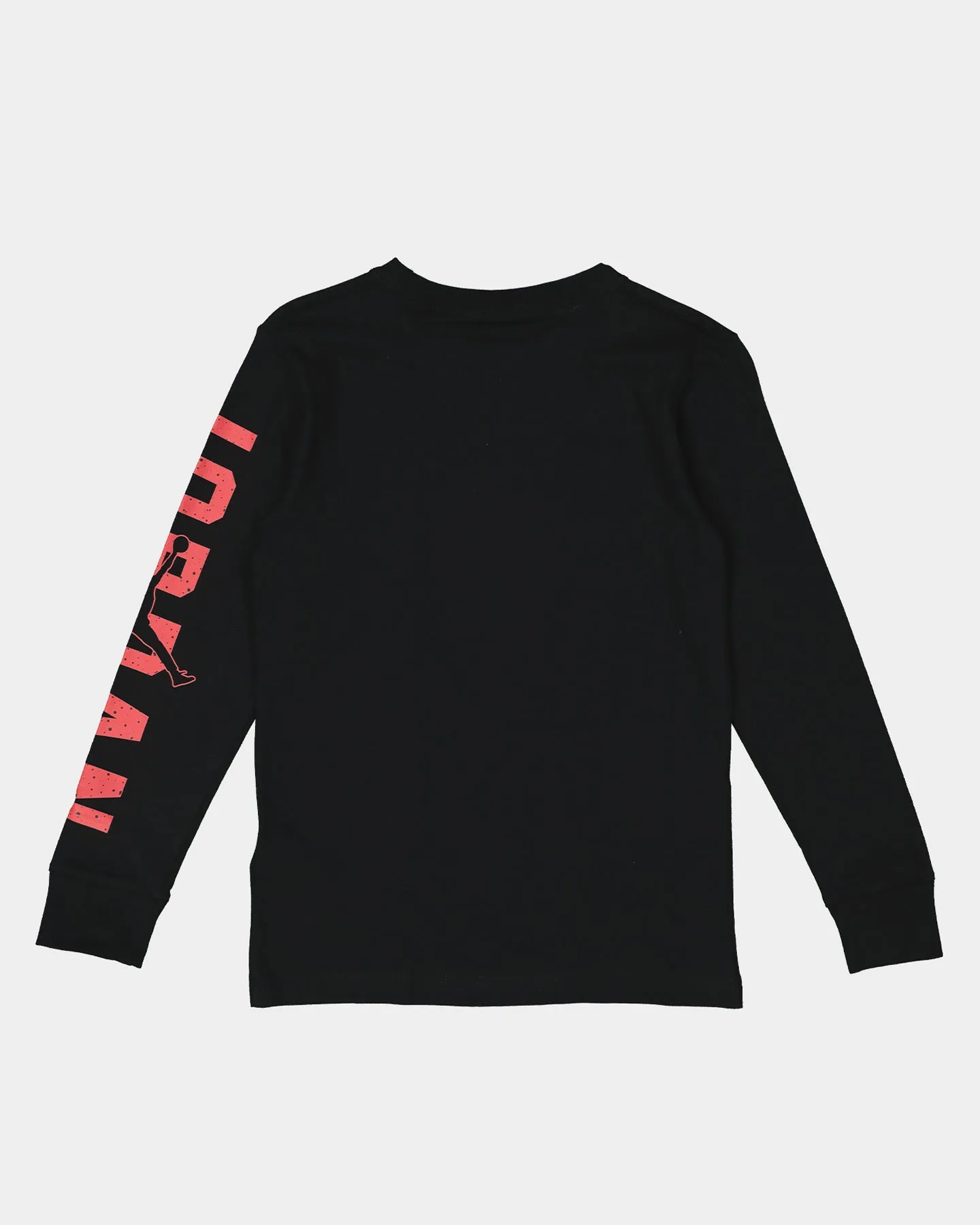 Jordan Kids' Back Screen Long Sleeve Graphic T-Shirt Black