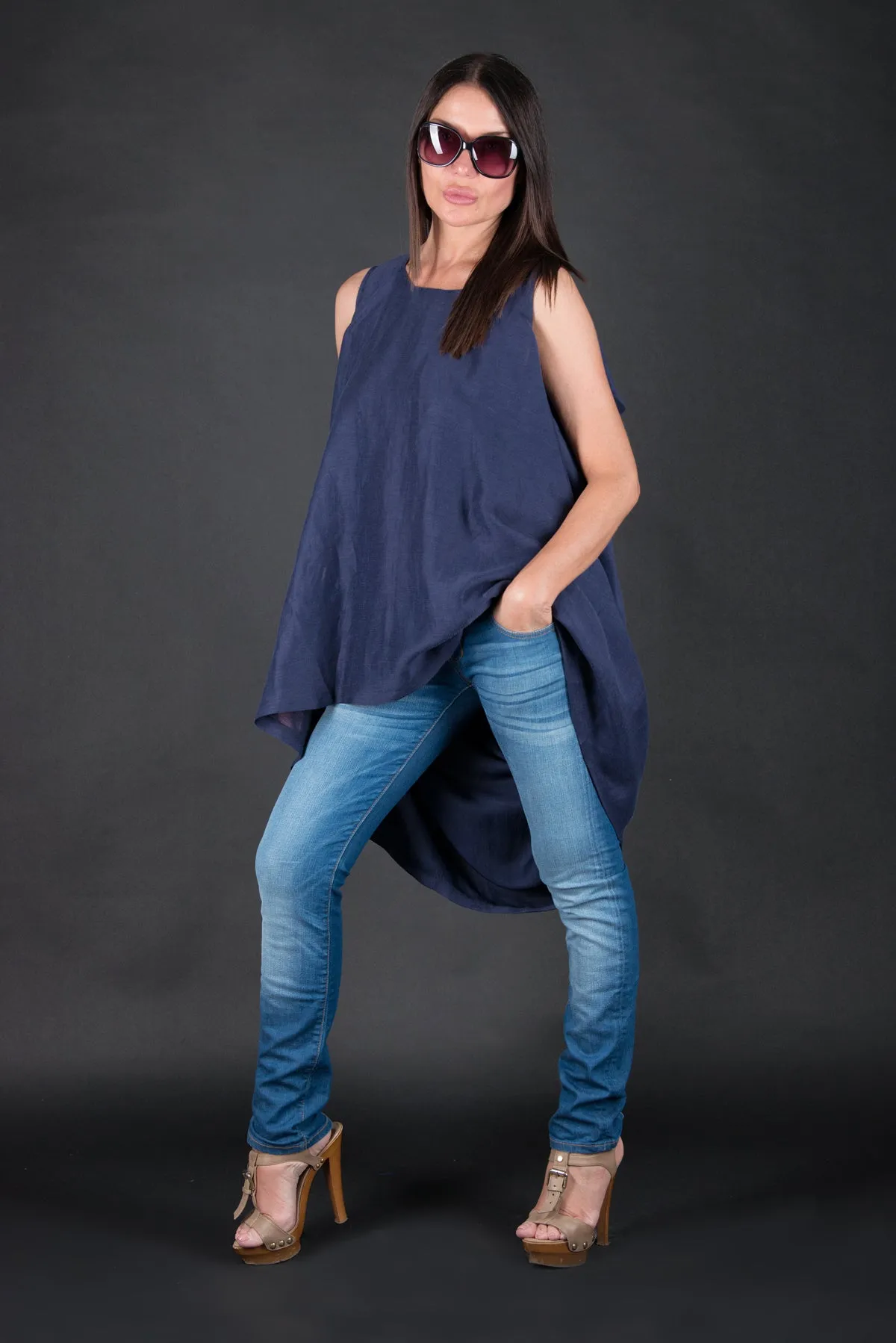 JUDY Linen Long Tunic