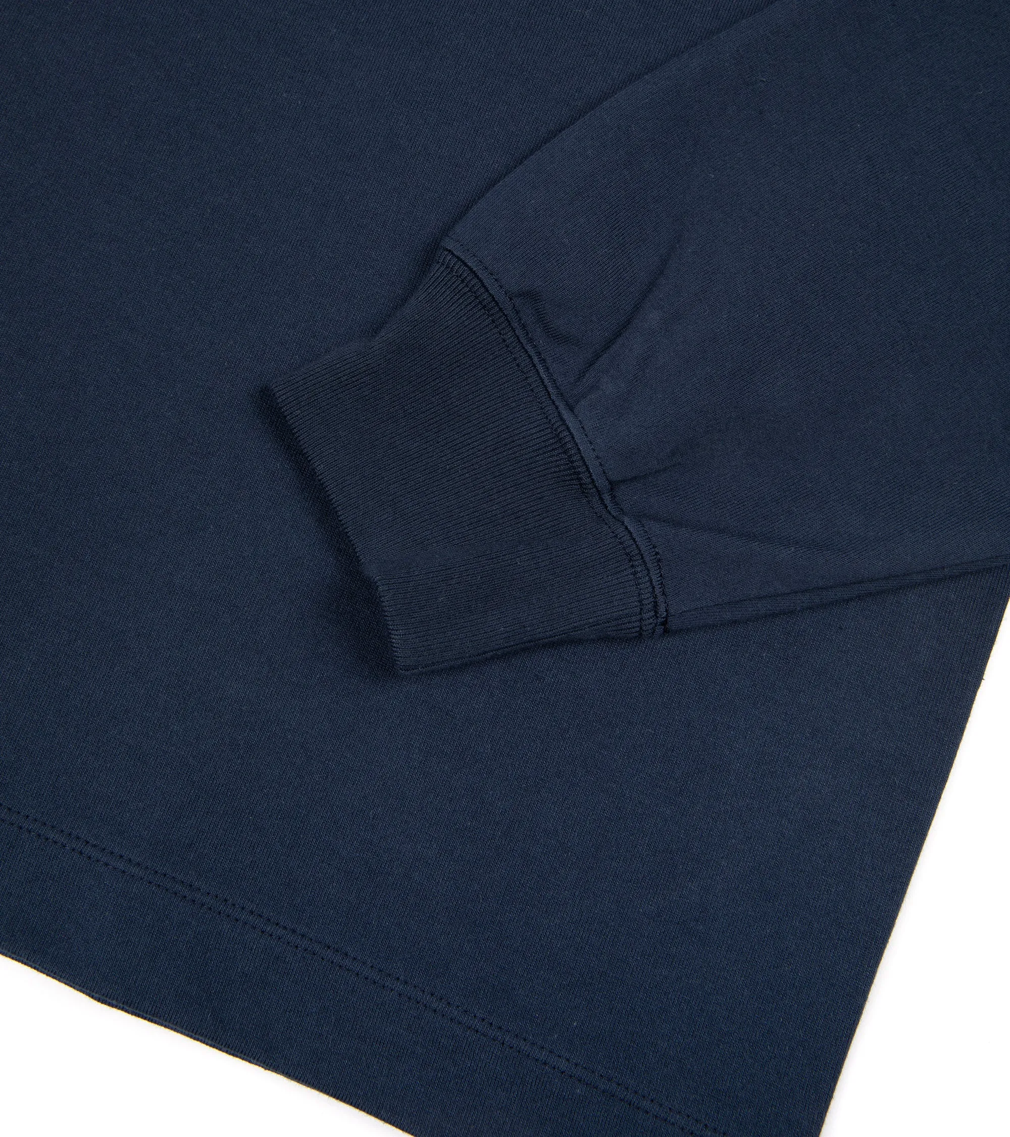 Kaptain Sunshine Suvin Supima Cotton Long Sleeve T-Shirt: Navy