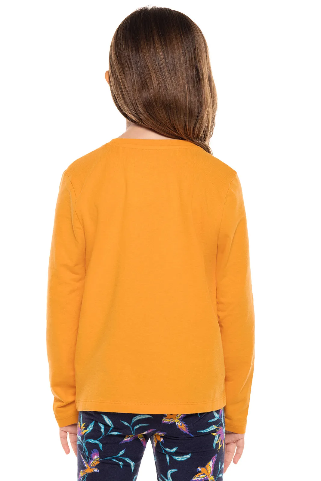 Kid's Coco Plum Everyday Long Sleeve T-Shirt  |  Apricot Crush