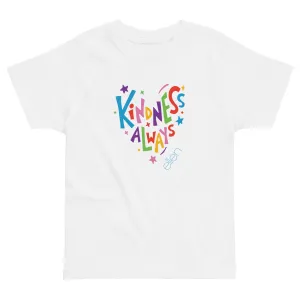 Kindness Always Rainbow Toddler Tee