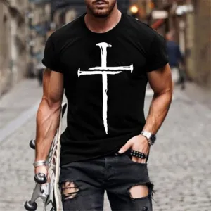 Knight's Iron Cross Print T-Shirt