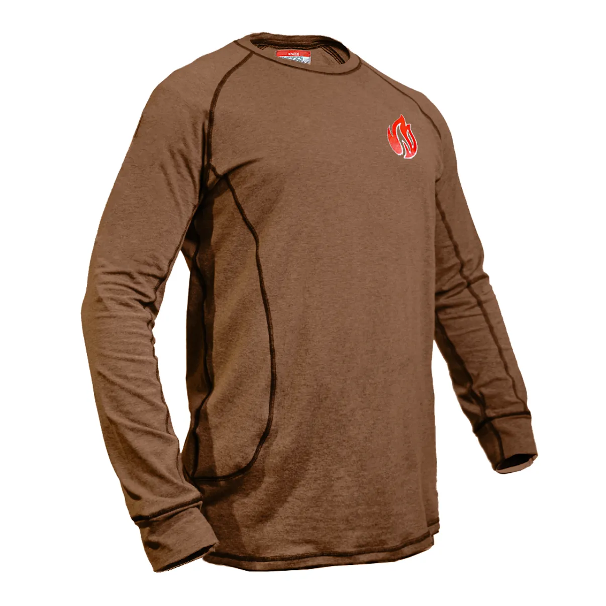 Knox FR Long Sleeve Crew Shirt - Tan