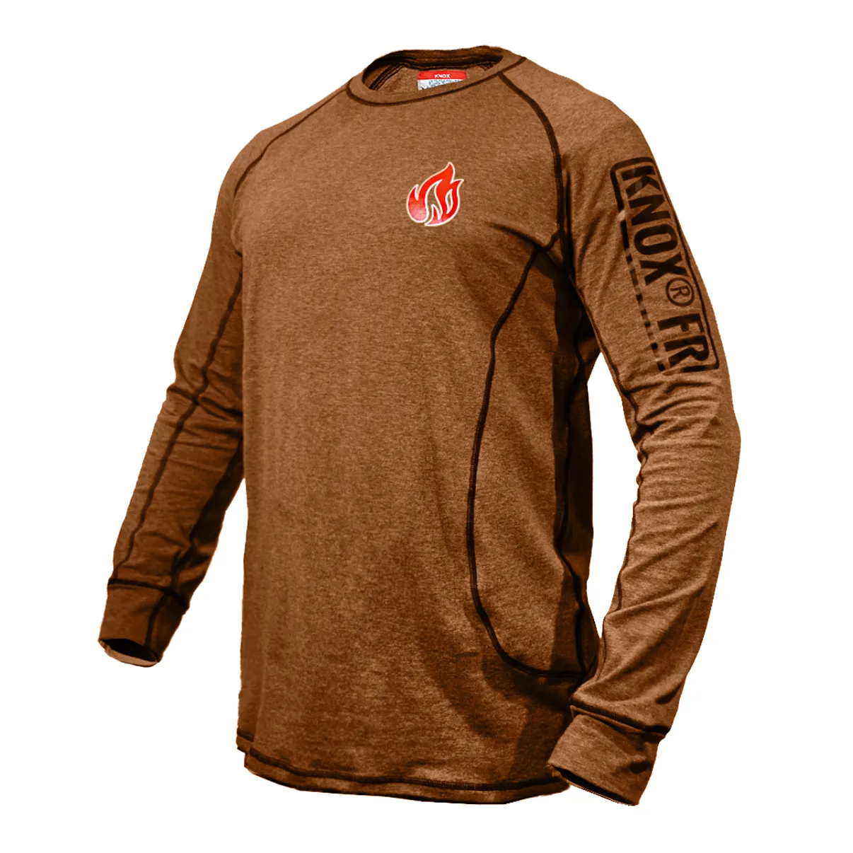 Knox FR Long Sleeve Crew Shirt - Tan