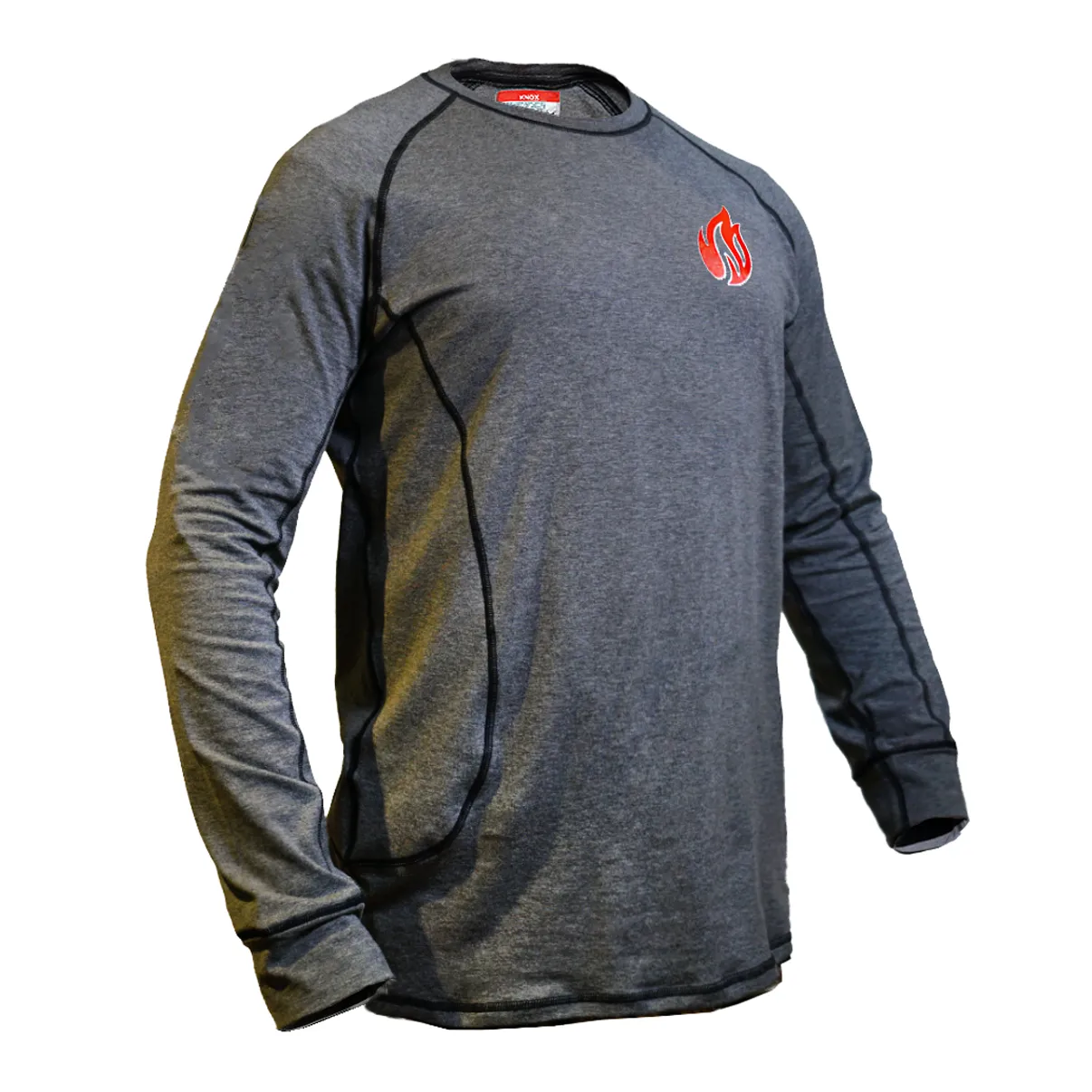 Knox FR Long Sleeve Crew Shirt - Wolf Gray