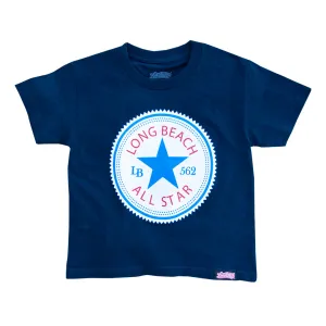 Long Beach All Star Youth Navy T-Shirt