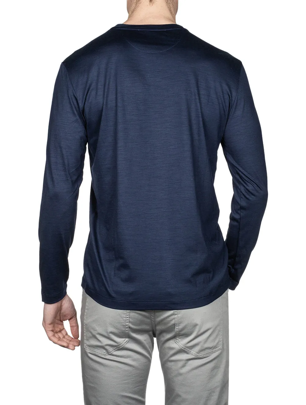 Long Sleeve T-Shirt Blue