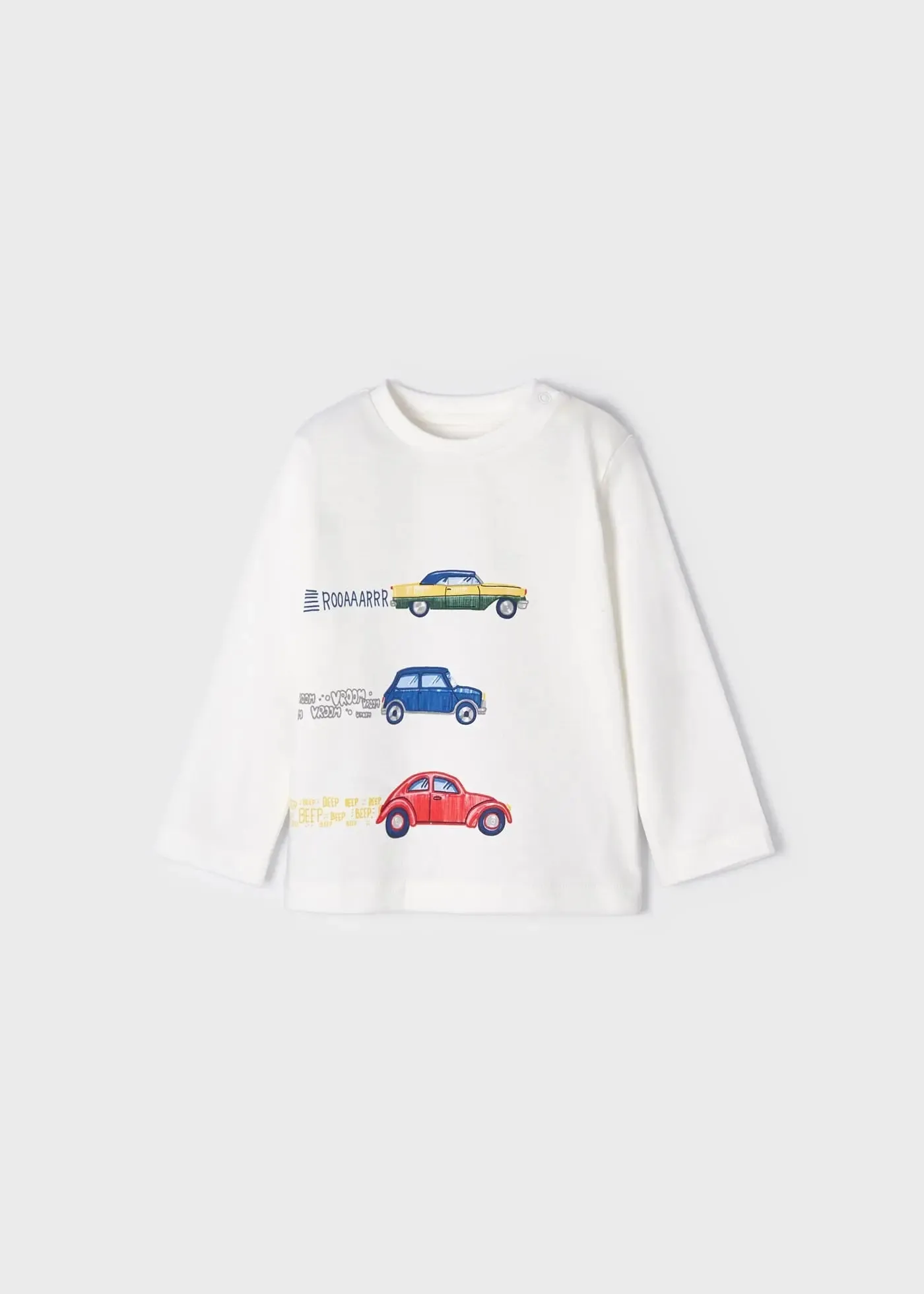 Long Sleeve Vehicles T-shirt Baby Boy | Mayoral