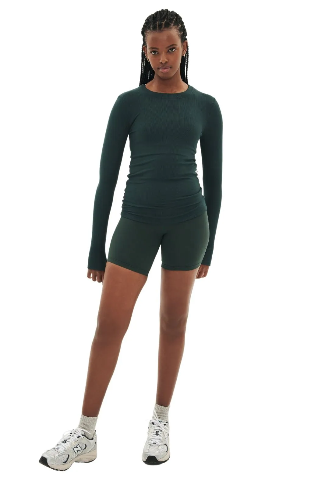 Louise Rib Long Sleeve, Military