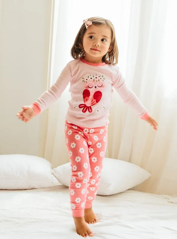 Love Owl Long Sleeve Pajama