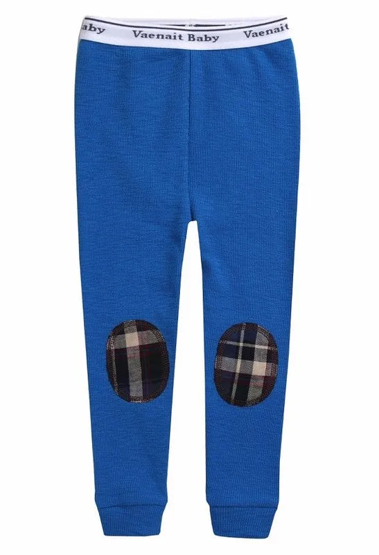 Maple Patch Blue Long Sleeve Pajama