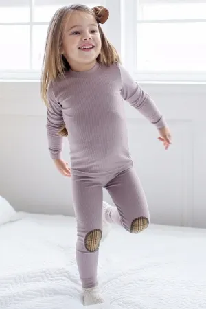 Maple Patch Sepia Long Sleeve Pajama