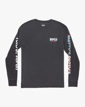 Mattys Pattys Tokyo Long Sleeve Tee - Black