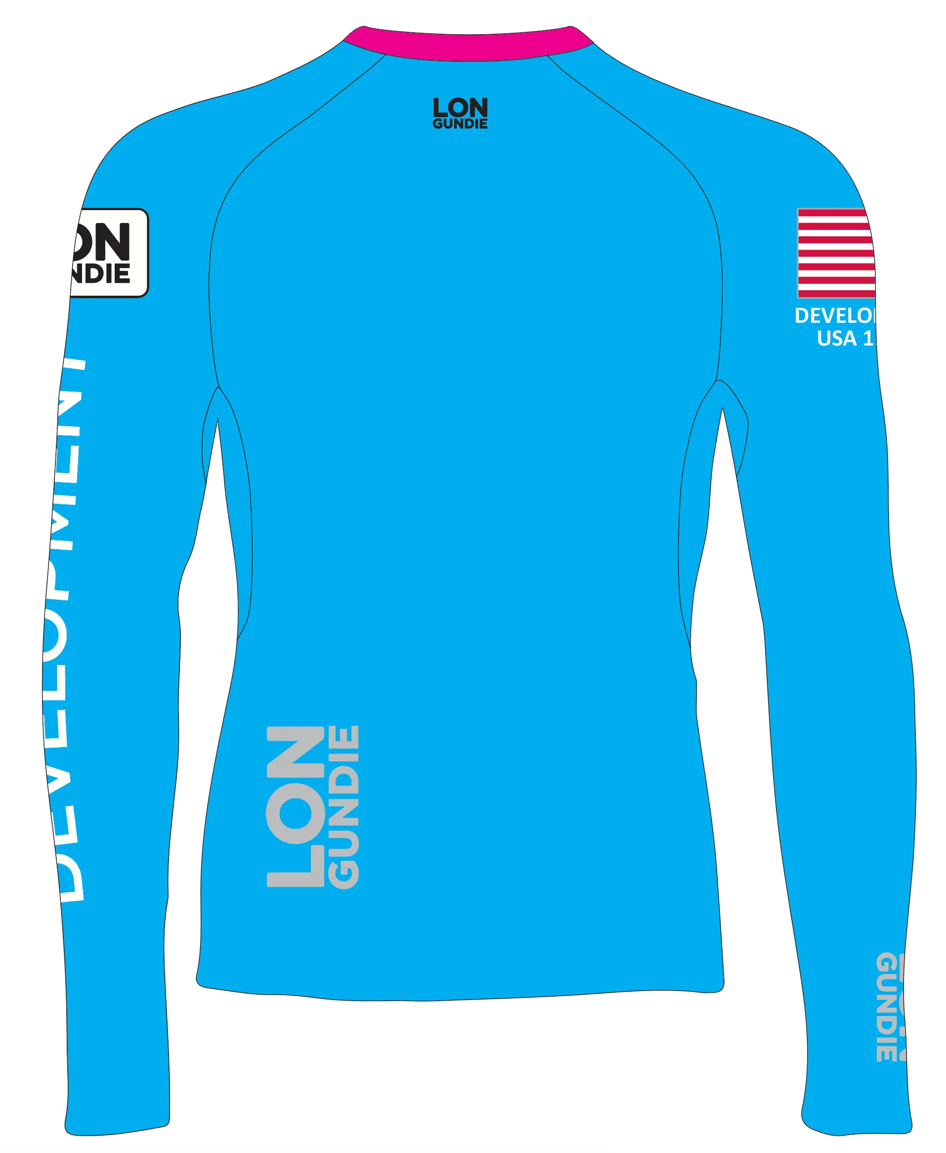 MEN TECH-TEE TOP LONG SLEEVE AQUA | DEV PRODUCT | PSNLZ'D