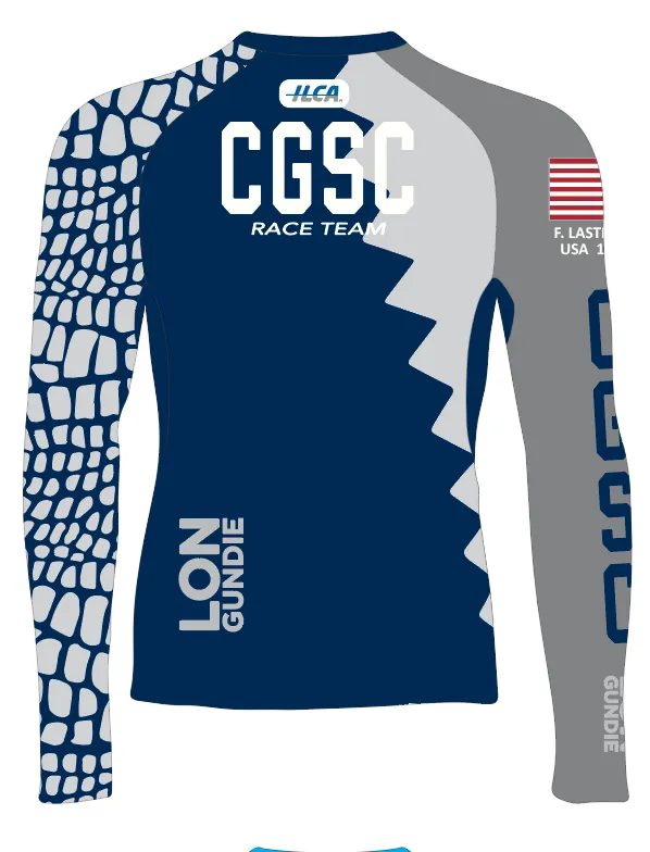 MEN TECH-TEE TOP LONG SLEEVE GRAY | COCONUT GROVE SAILING CLUB - ILCA | PSNLZ'D