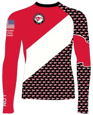 MEN TECH-TEE TOP LONG SLEEVE RED | LAKE BEULAH YACHT CLUB | PSNLZ'D