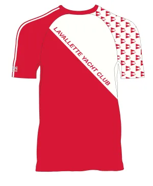 MEN TECH-TEE TOP SHORT SLEEVE RED | LAVALLETTE YC