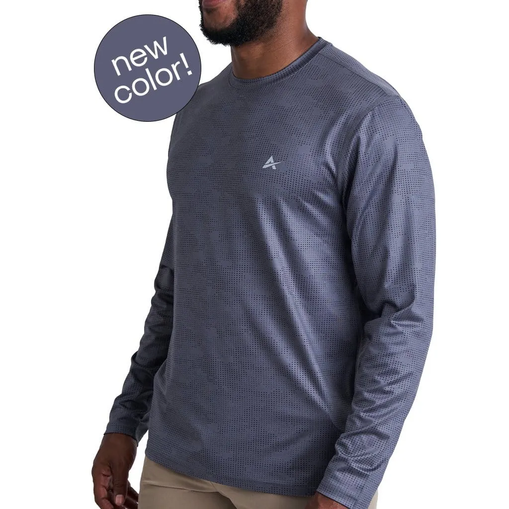 Men's Cooling Crew Neck Long Sleeve T-Shirt