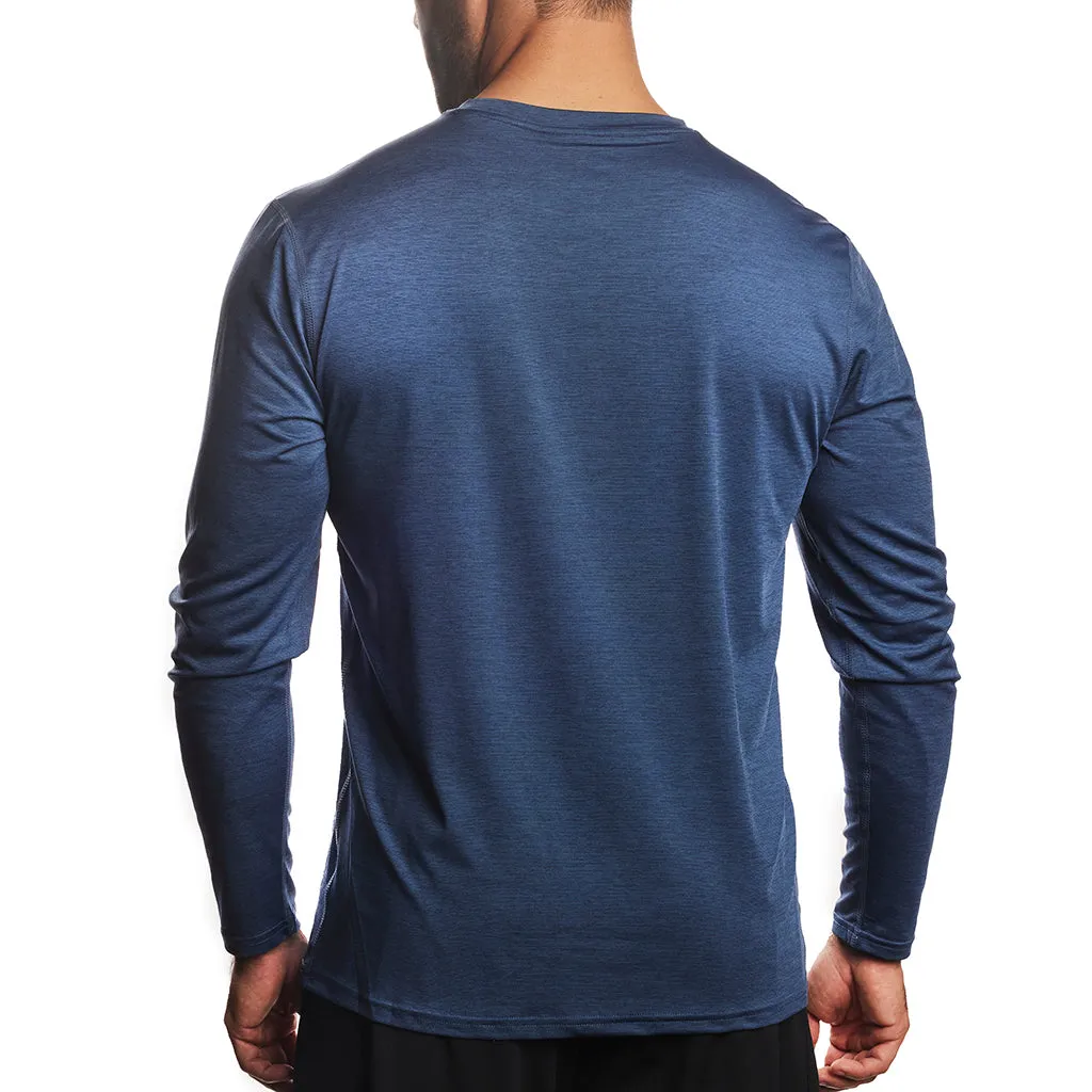 Men's Cooling Crew Neck Long Sleeve T-Shirt