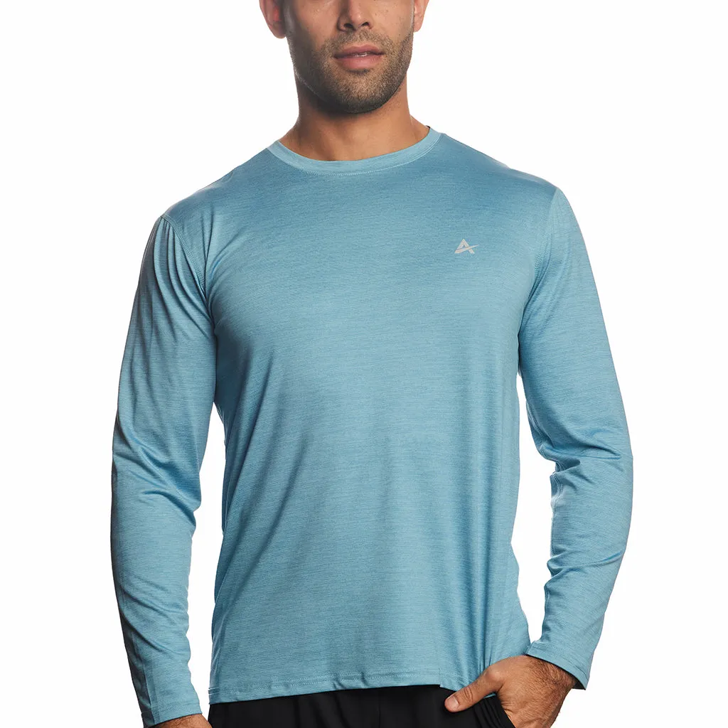 Men's Cooling Crew Neck Long Sleeve T-Shirt