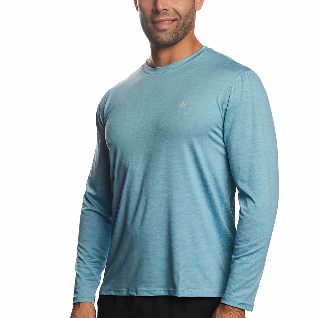 Men's Cooling Crew Neck Long Sleeve T-Shirt