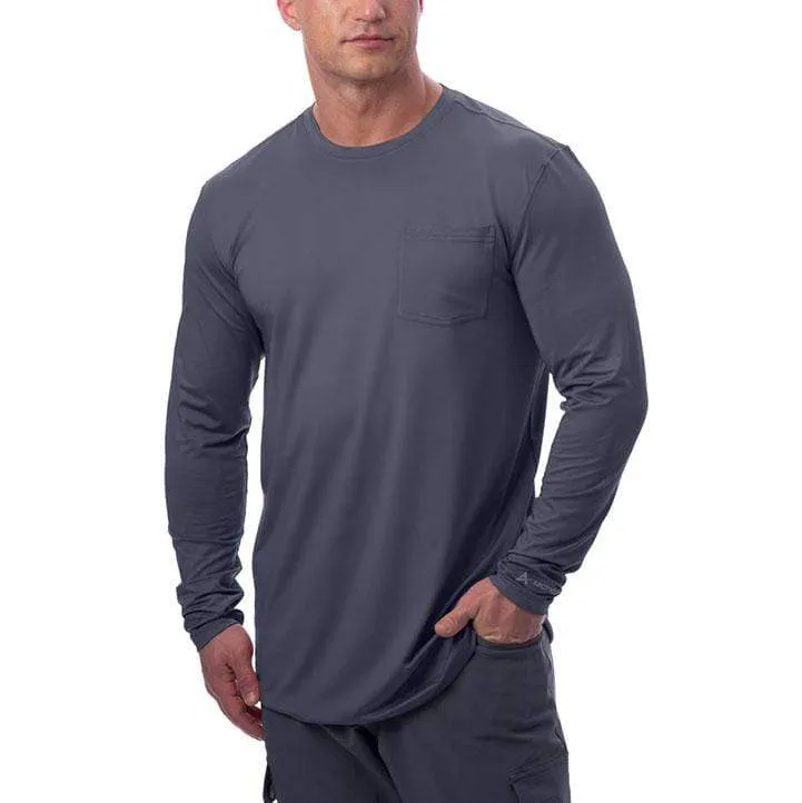 Men's Cooling Pocket Workwear Long Sleeve T-Shirt - CLOSEOUT