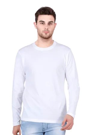 Men’s Full-Sleeve Round Neck T-Shirt – Sleek, Comfortable, and Versatile