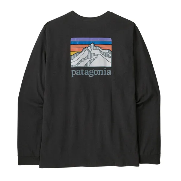 Men's Long-Sleeved Line Logo Ridge Responsibili-Tee Shirt