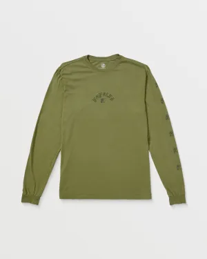 Mens Mauna Loa Long Sleeve Tee - Military