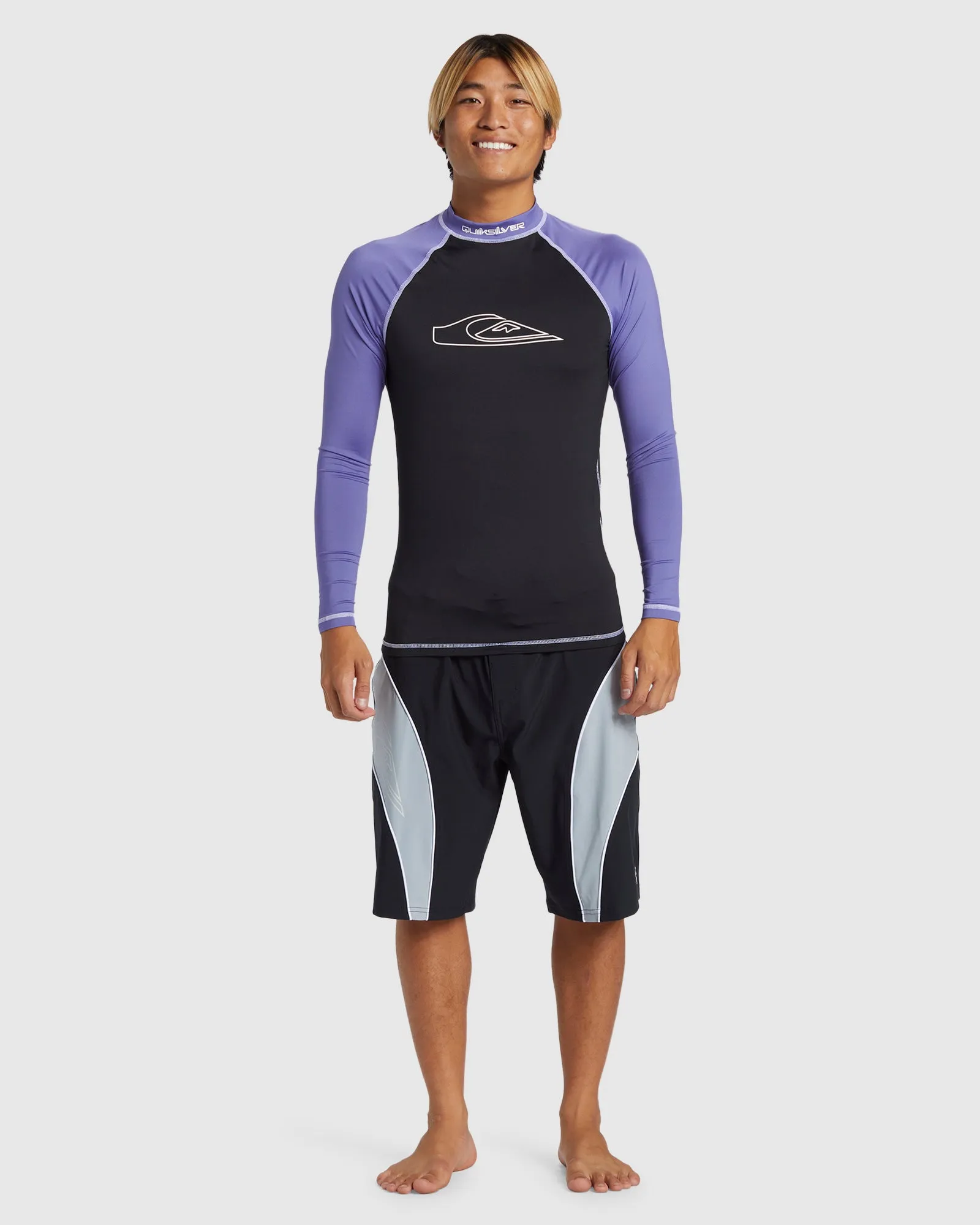 Mens Mercury Long Sleeve Upf 50 Surf T-Shirt