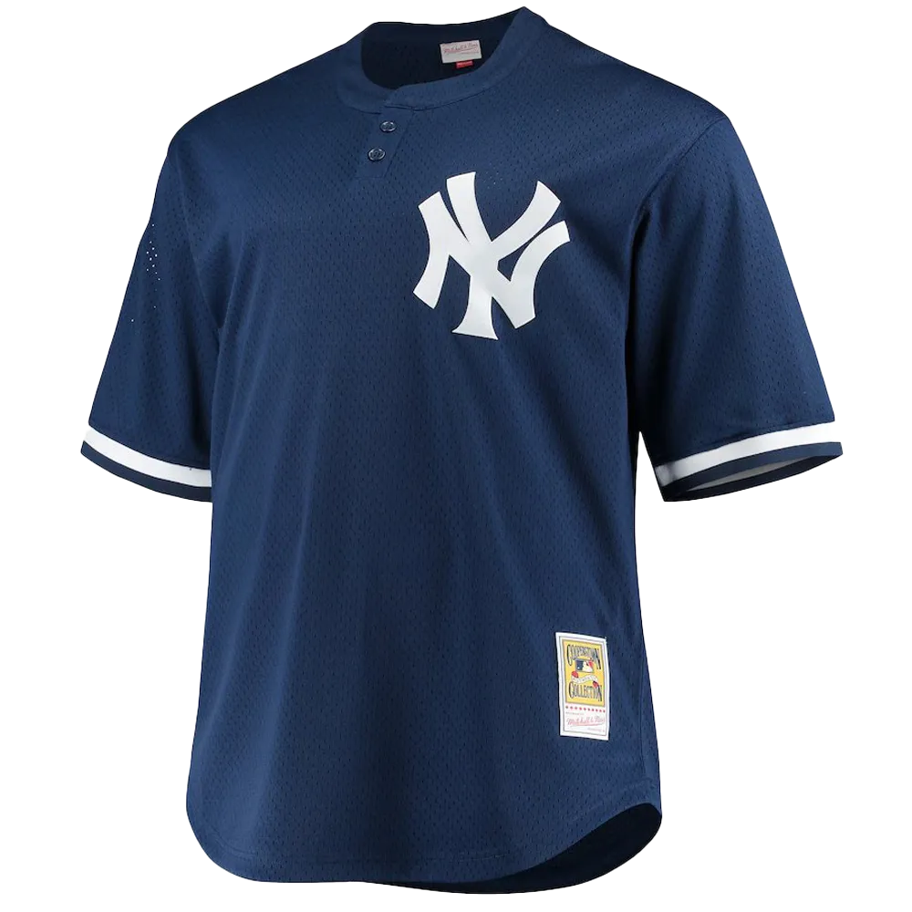 Men's New York Yankees Derek Jeter Mitchell & Ness Navy Batting Practice Replica Player Jersey