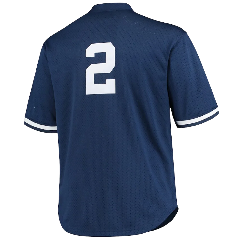 Men's New York Yankees Derek Jeter Mitchell & Ness Navy Batting Practice Replica Player Jersey