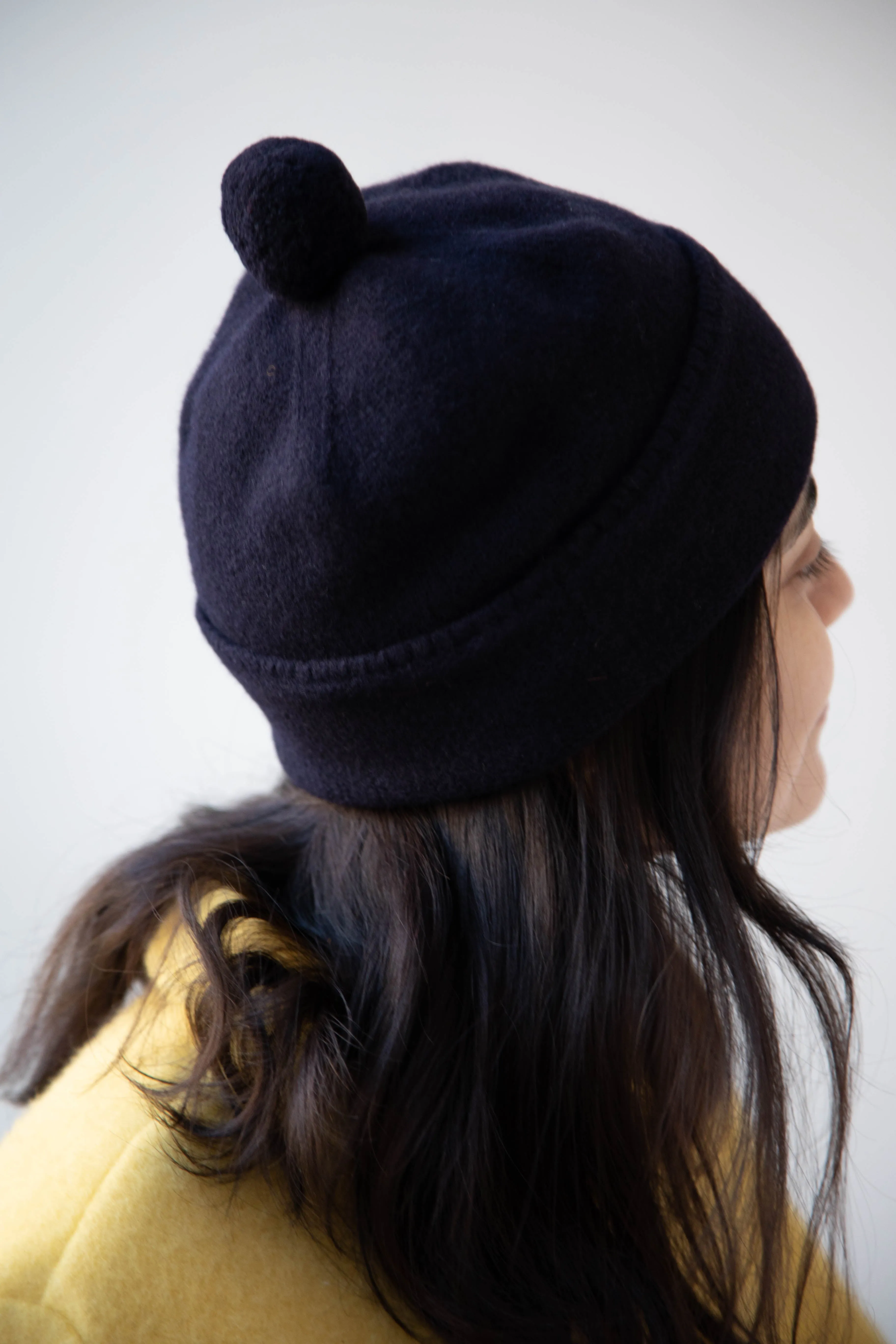 MHL | Felted Hat in Dark Navy