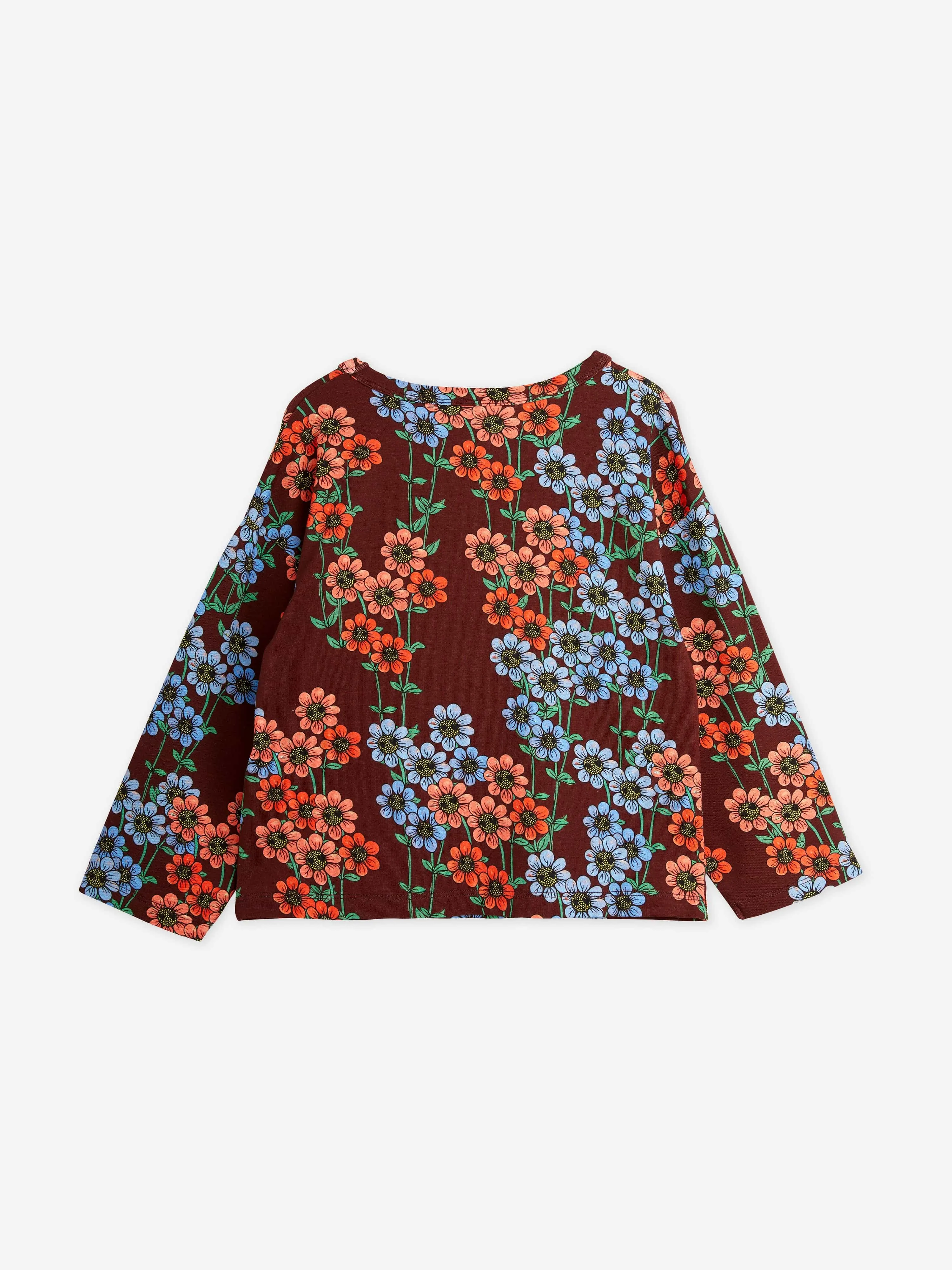 Mini Rodini Girls Daisies Long Sleeve T-Shirt in Multicolour