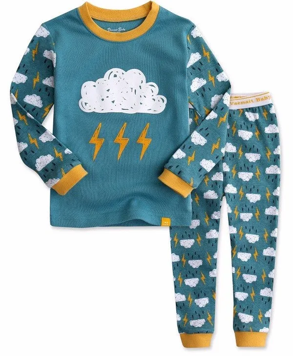 Mint Thunder Long Sleeve Pajama