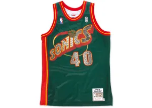 Mitchell & Ness Shawn Kemp 1995-1996 Seattle SuperSonics Python Jersey