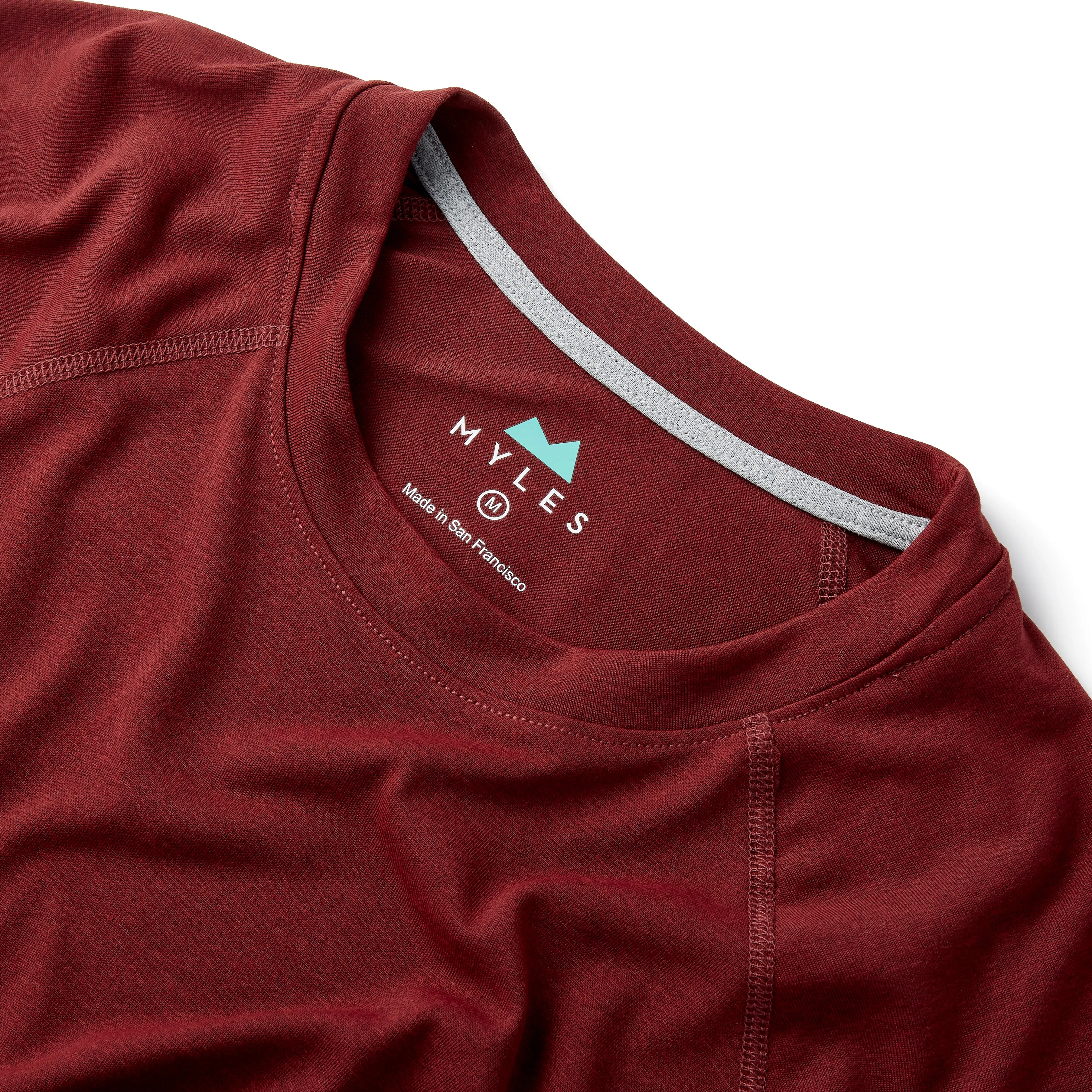 Momentum Long Sleeve in Heather Oxblood