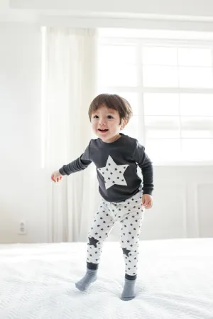 Momo Star Black Long Sleeve Pajama