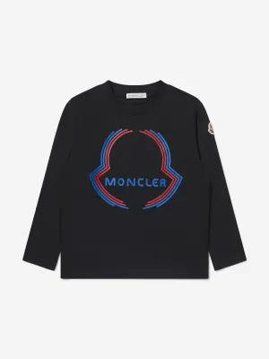 Moncler Enfant Boys Long Sleeve Logo T-Shirt