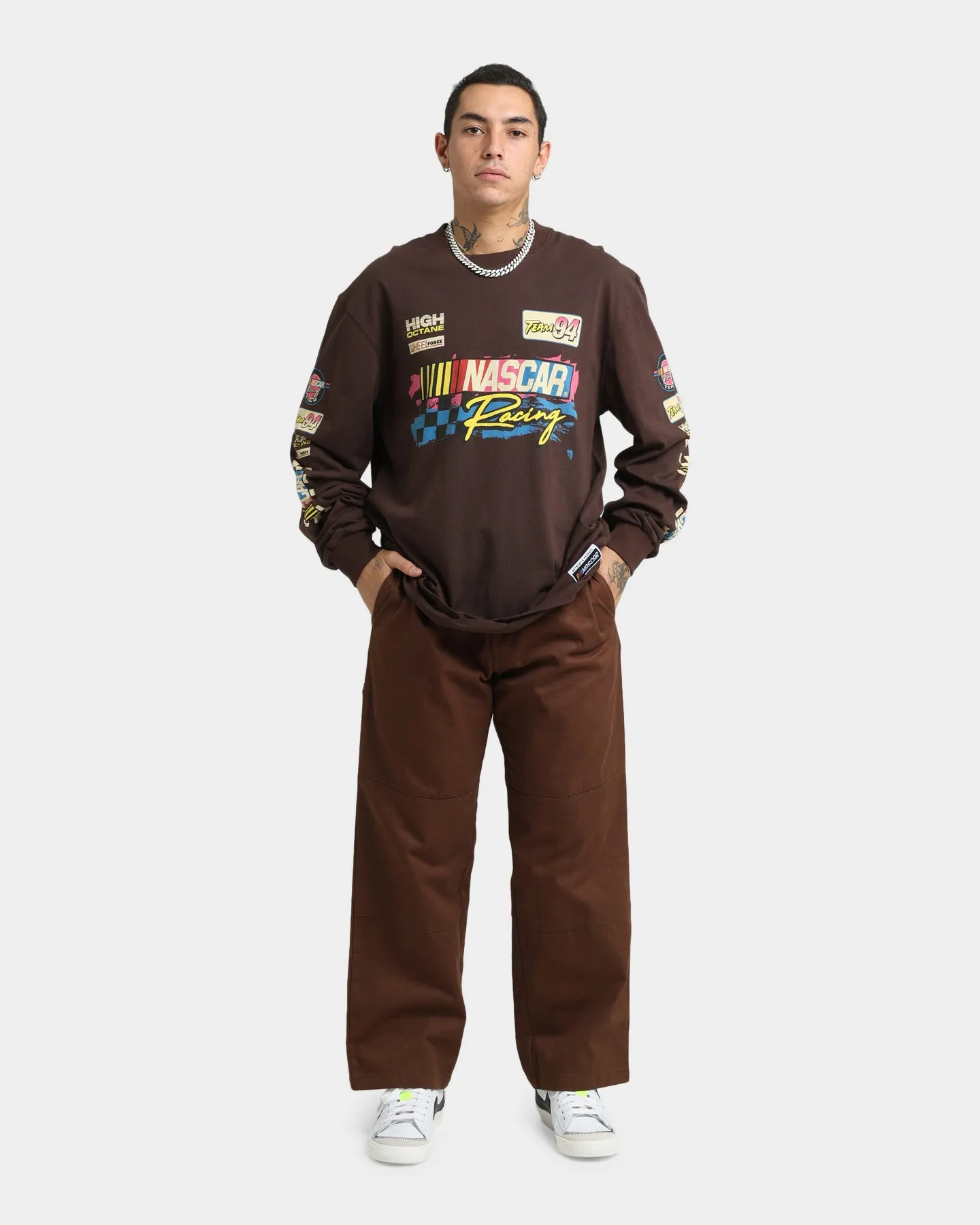 NASCAR NASCAR Team '94 Long Sleeve T-Shirt Chocolate Brown