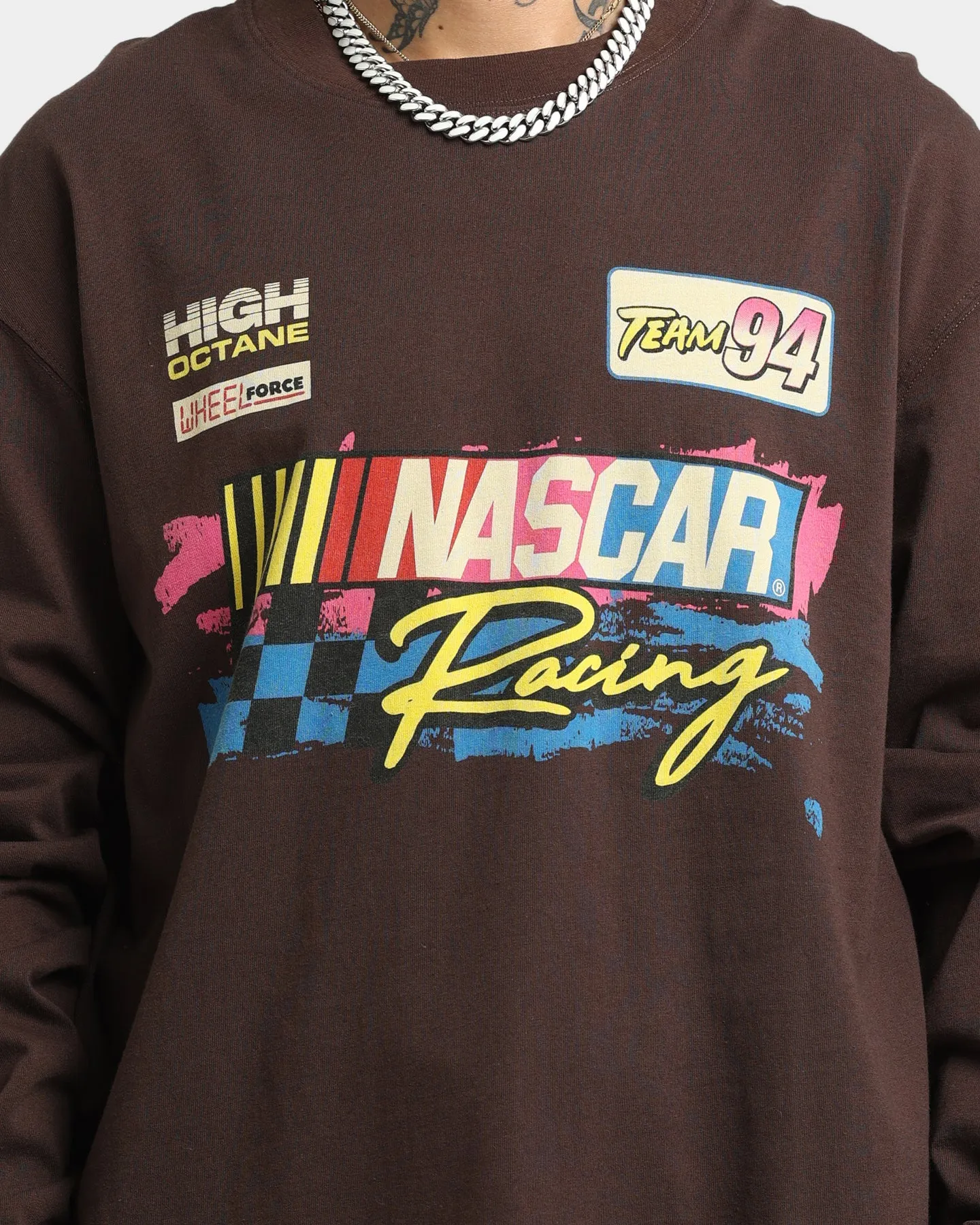 NASCAR NASCAR Team '94 Long Sleeve T-Shirt Chocolate Brown