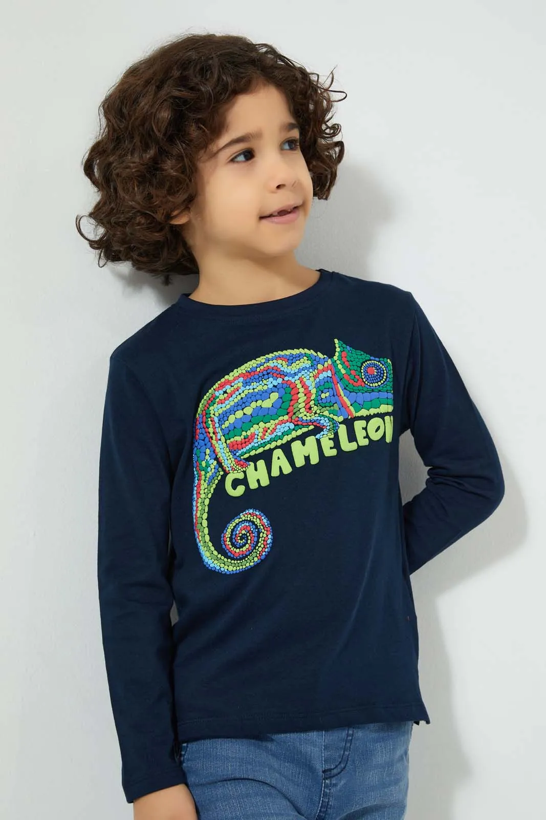 Navy Chameleon T-Shirt