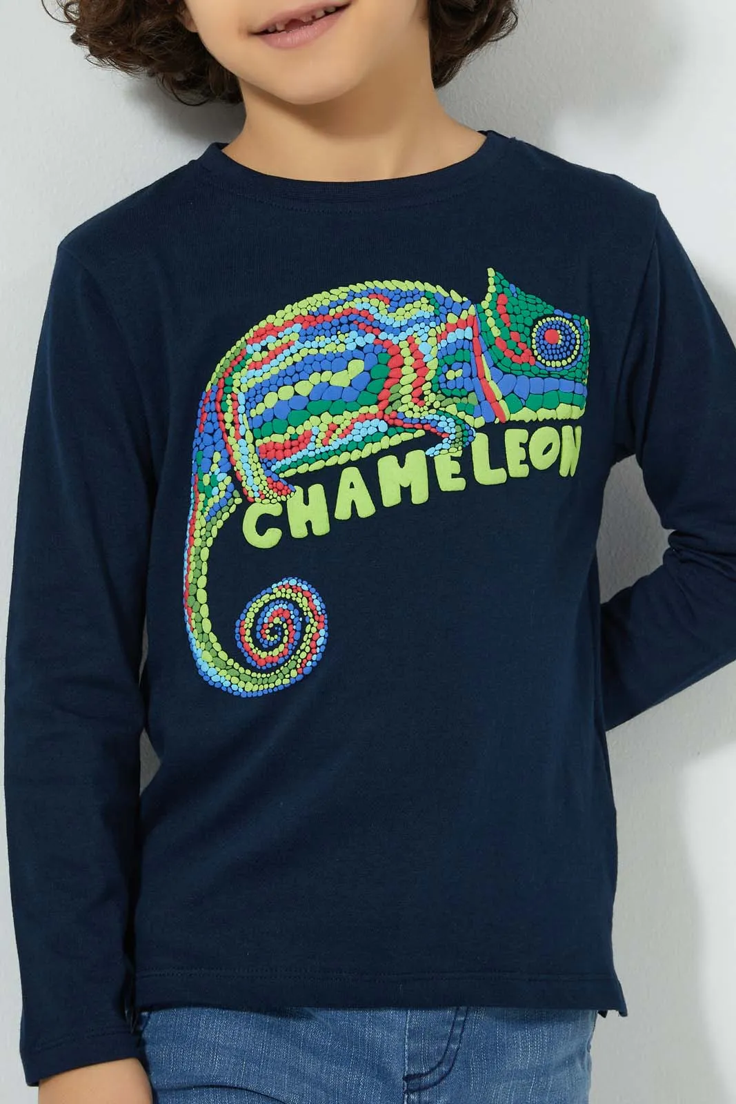 Navy Chameleon T-Shirt