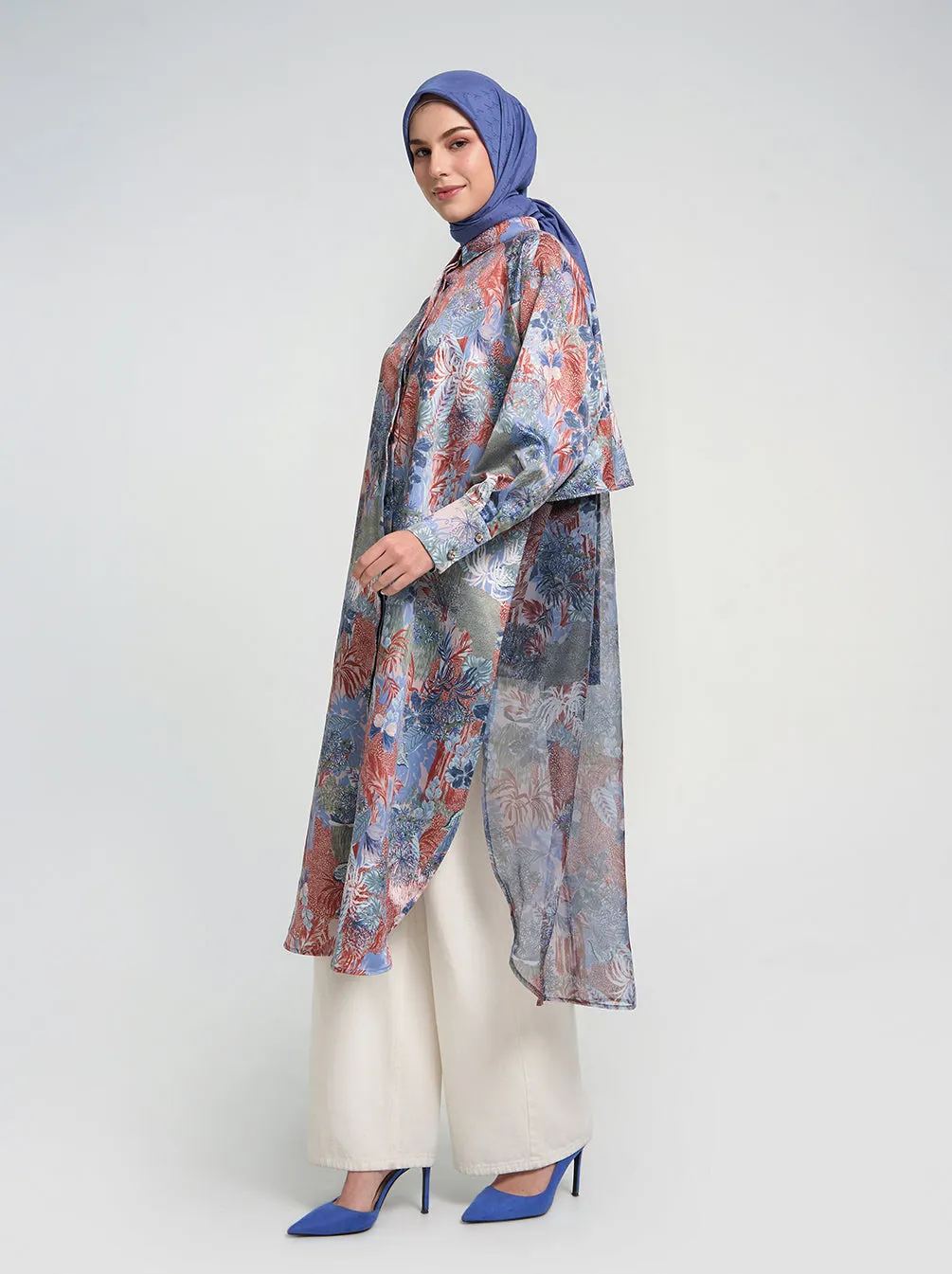 NIANA LAYERED TUNIC FROST