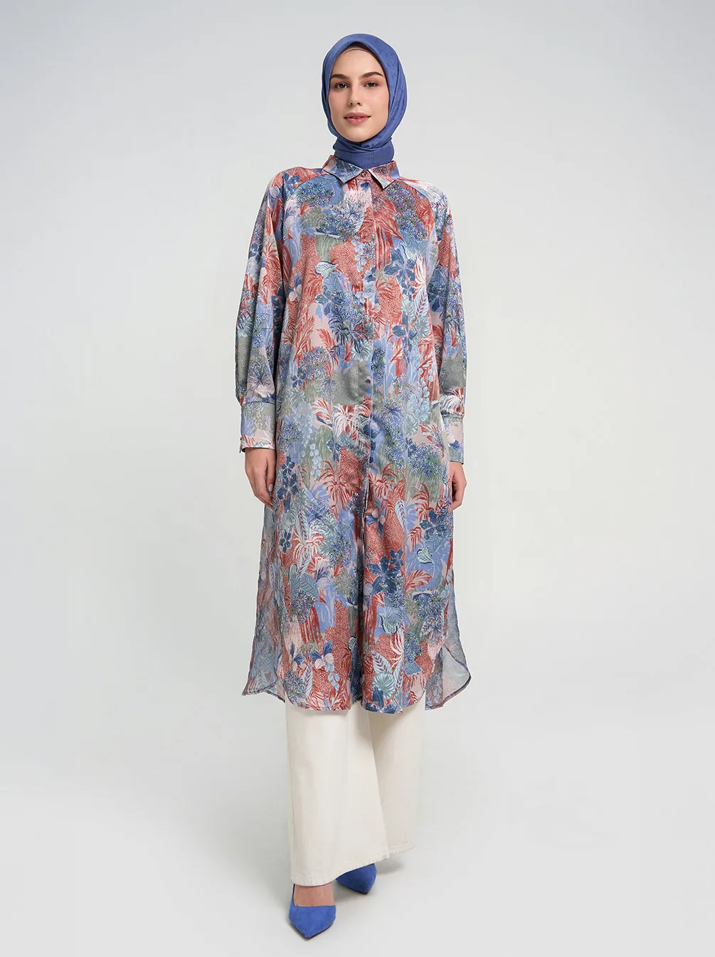 NIANA LAYERED TUNIC FROST