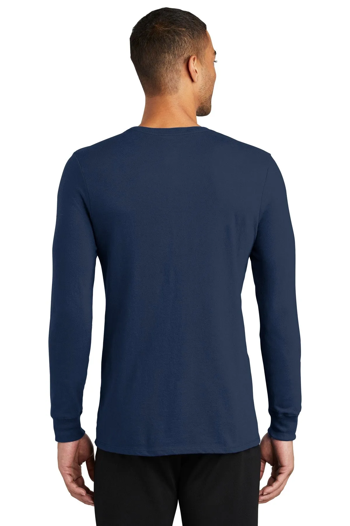 Nike Dri-FIT Cotton/Poly Long Sleeve Tee. NKBQ5230