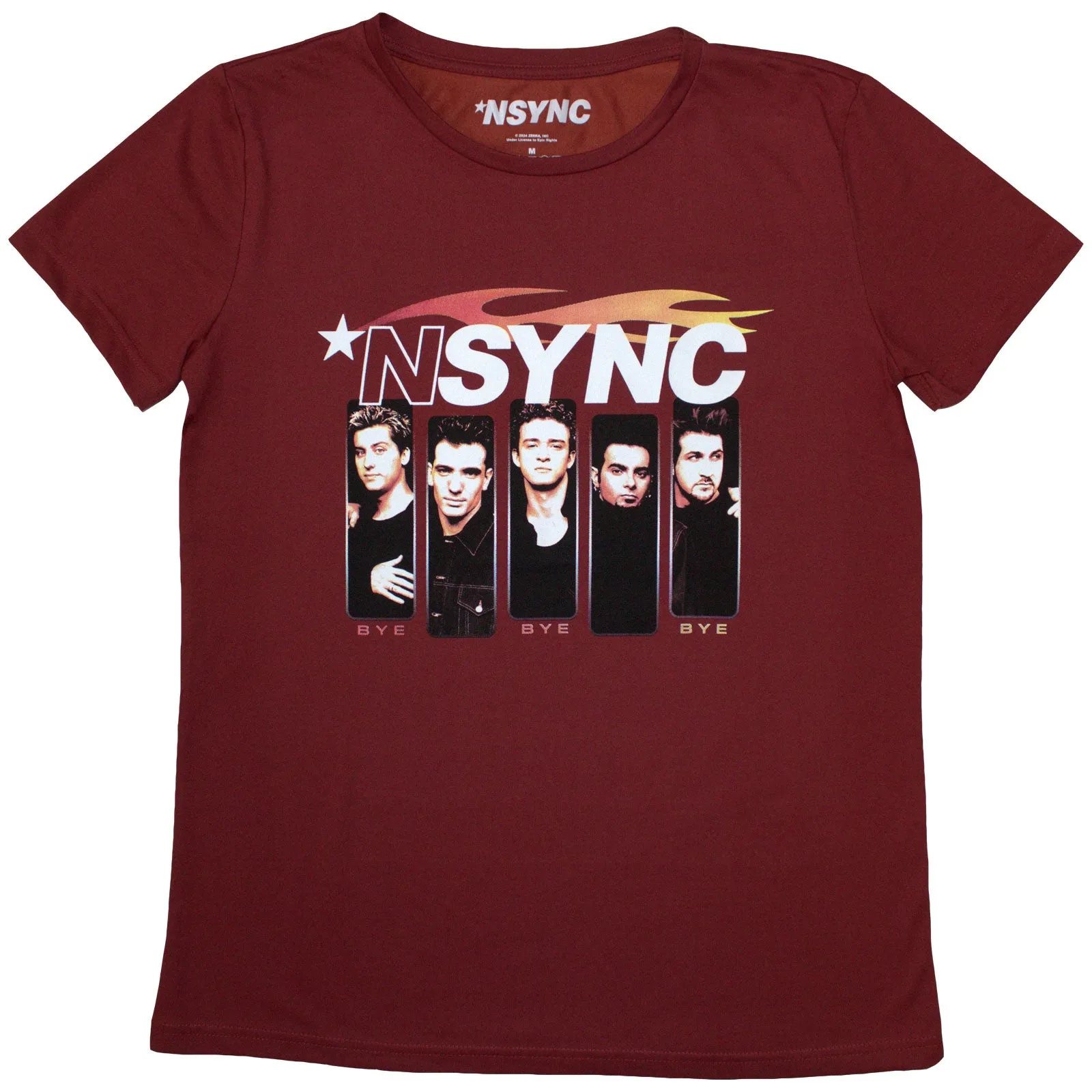 NSYNC Ladies T-Shirt: Flame Logo