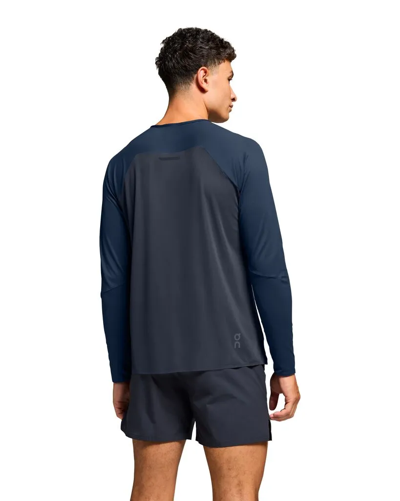 On Running Performance Long-T (Mens) - Denim/Navy