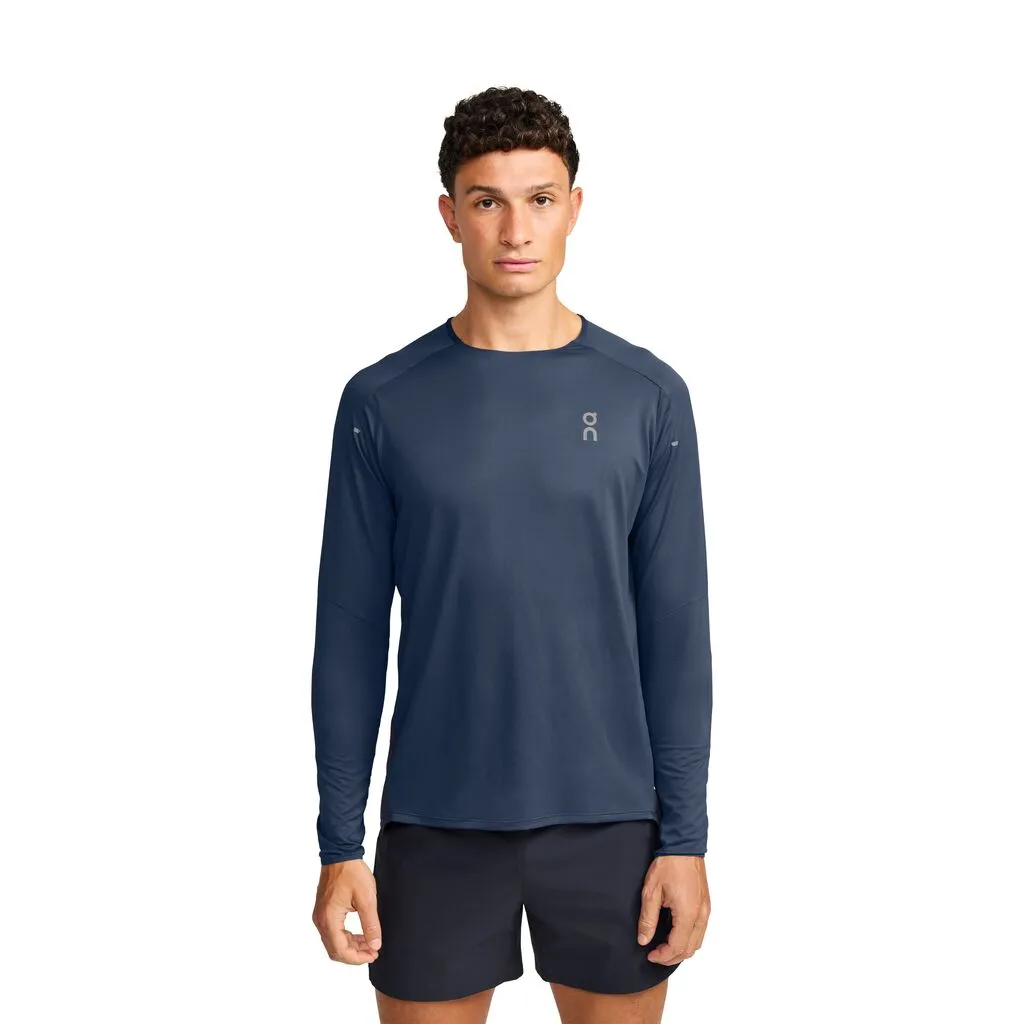 On Running Performance Long-T (Mens) - Denim/Navy