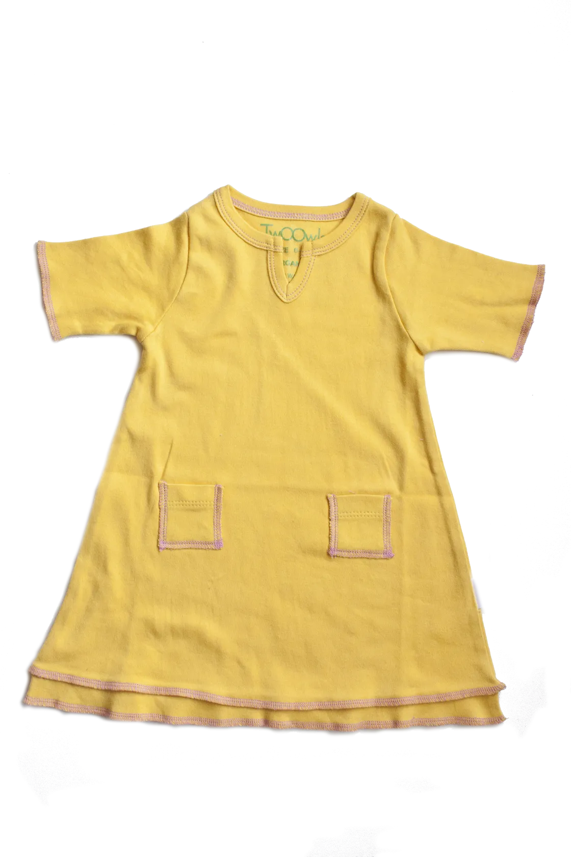 Organic Marigold Baby Tunic Pocket Dress